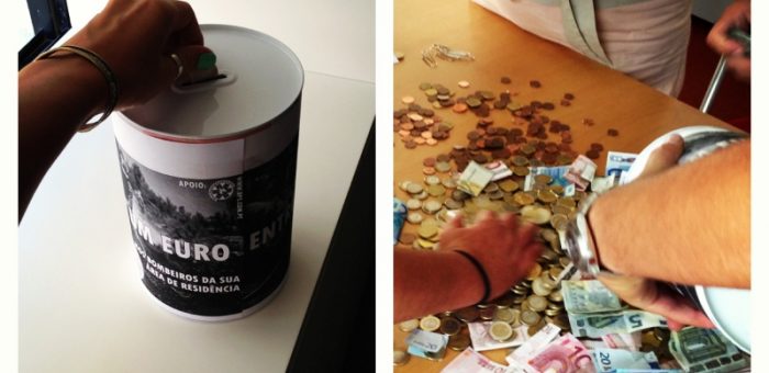 Campanha 1 eur a favor dos Bombeiros