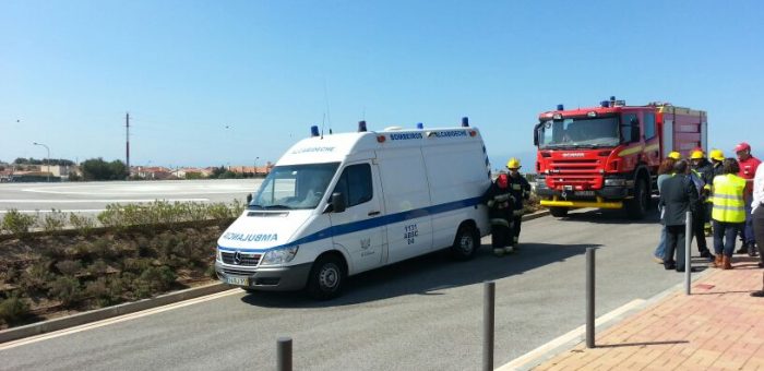 Exercício de activação de Heliporto do Hospital de Cascais