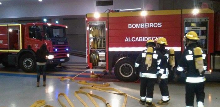 Bombeiros de Alcabideche em Simulacro de Incêndio