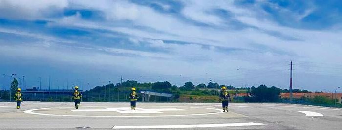 Bombeiros de Alcabideche participam em exercício no aeroporto General Humberto Delgado