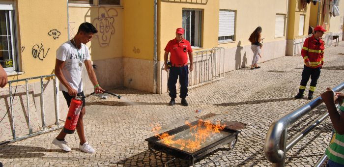 Bombeiros de Alcabideche na festa da Interculturalidade