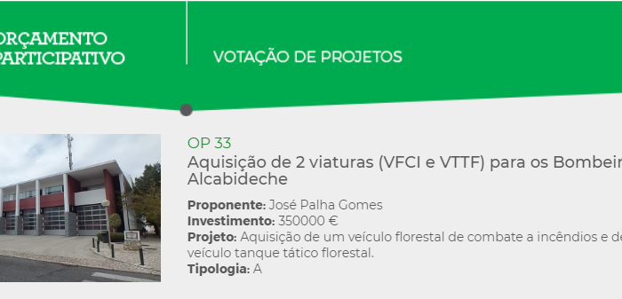 O orçamento participativo está no ar!