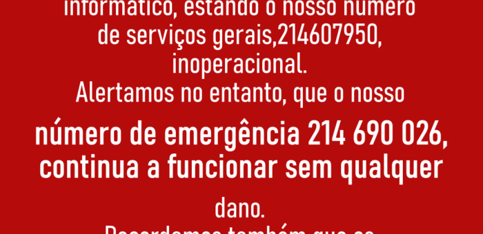 FALHA NAS COMUNICAÇÕES