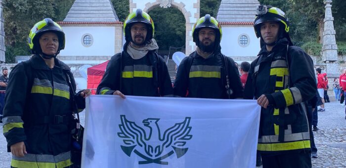 Bombeira Telma Direitinho conquista o 1º lugar na prova Escadórios da Humanidade